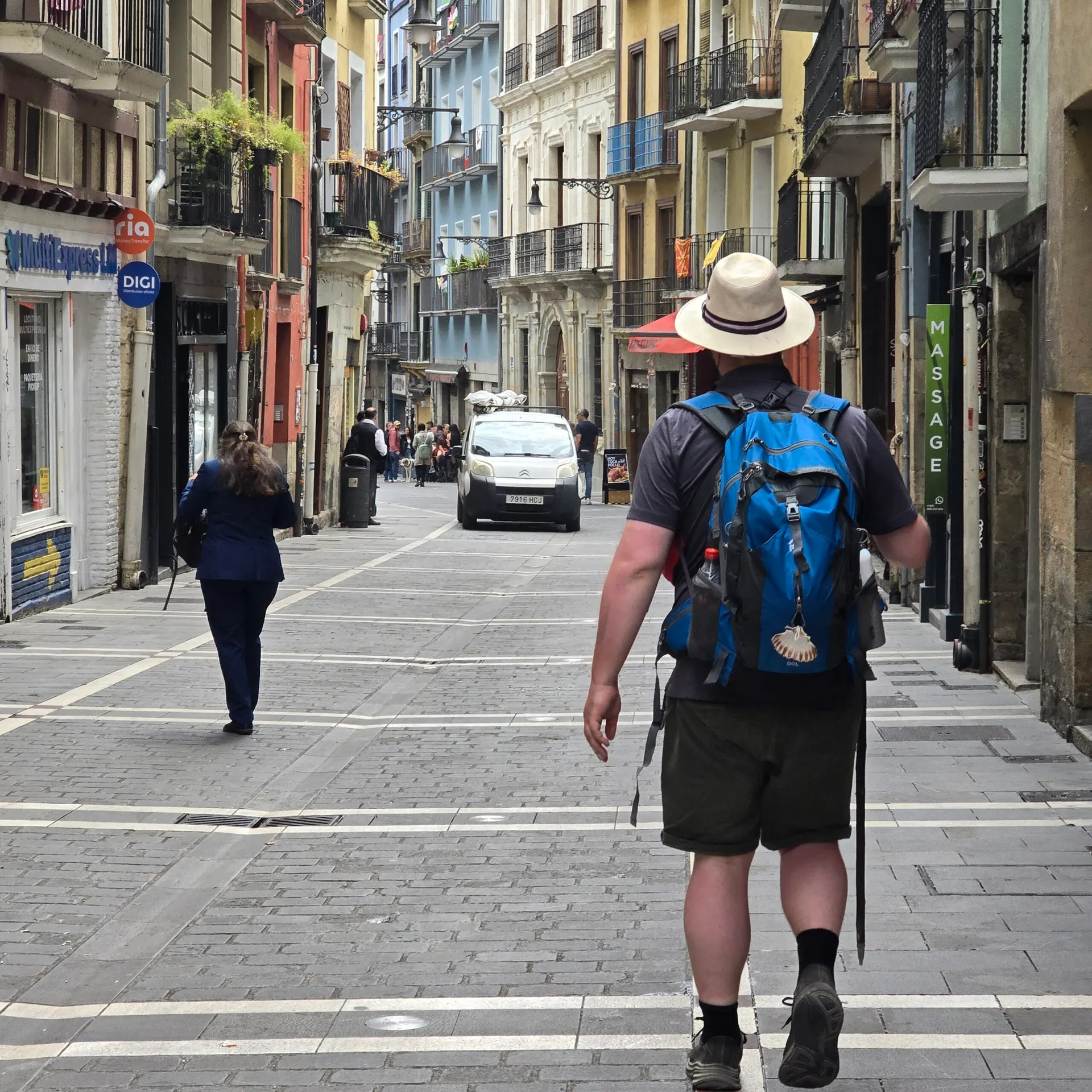 Billede fra pilgrimsvandringen på Caminoen, 14