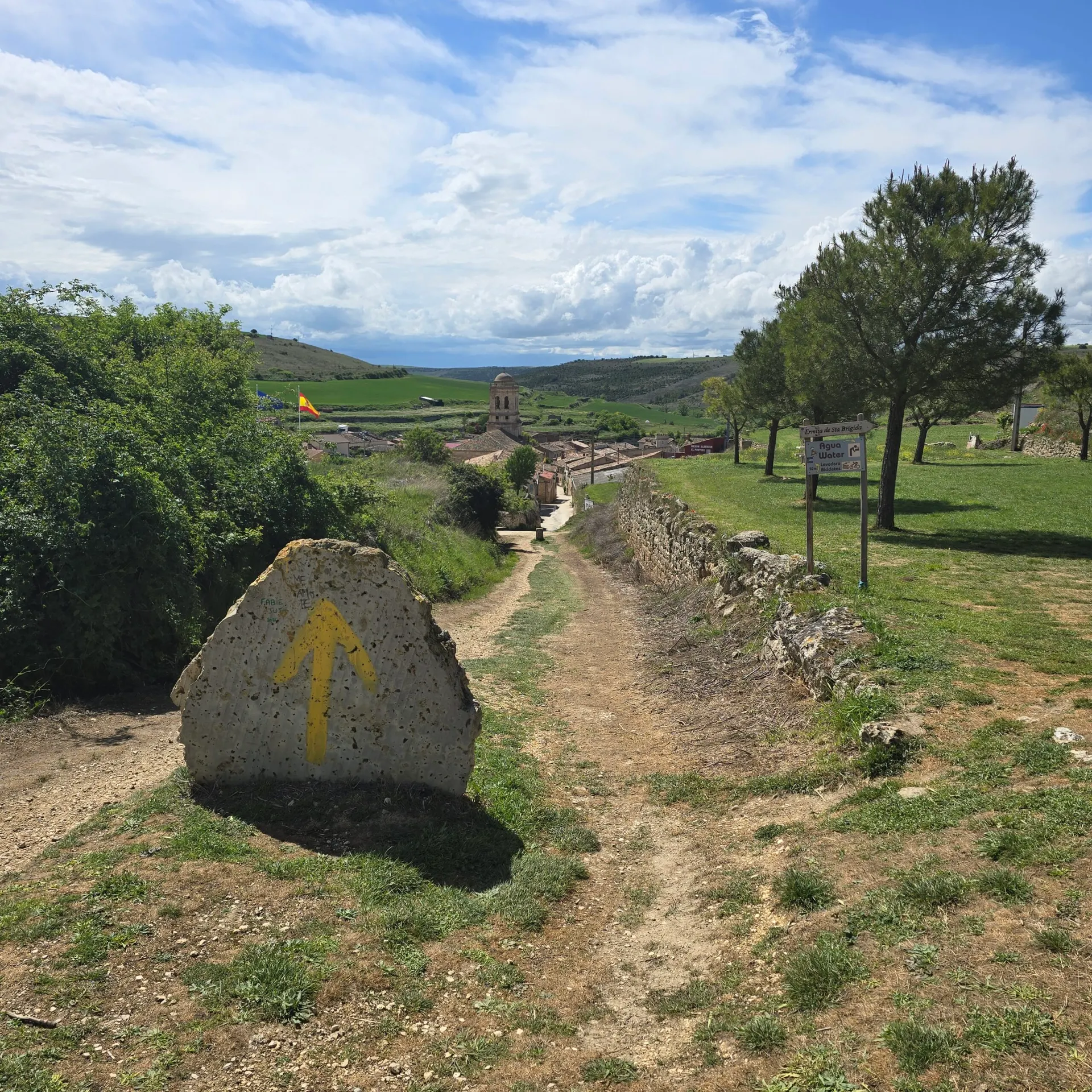 Billede fra pilgrimsvandringen på Caminoen, 54