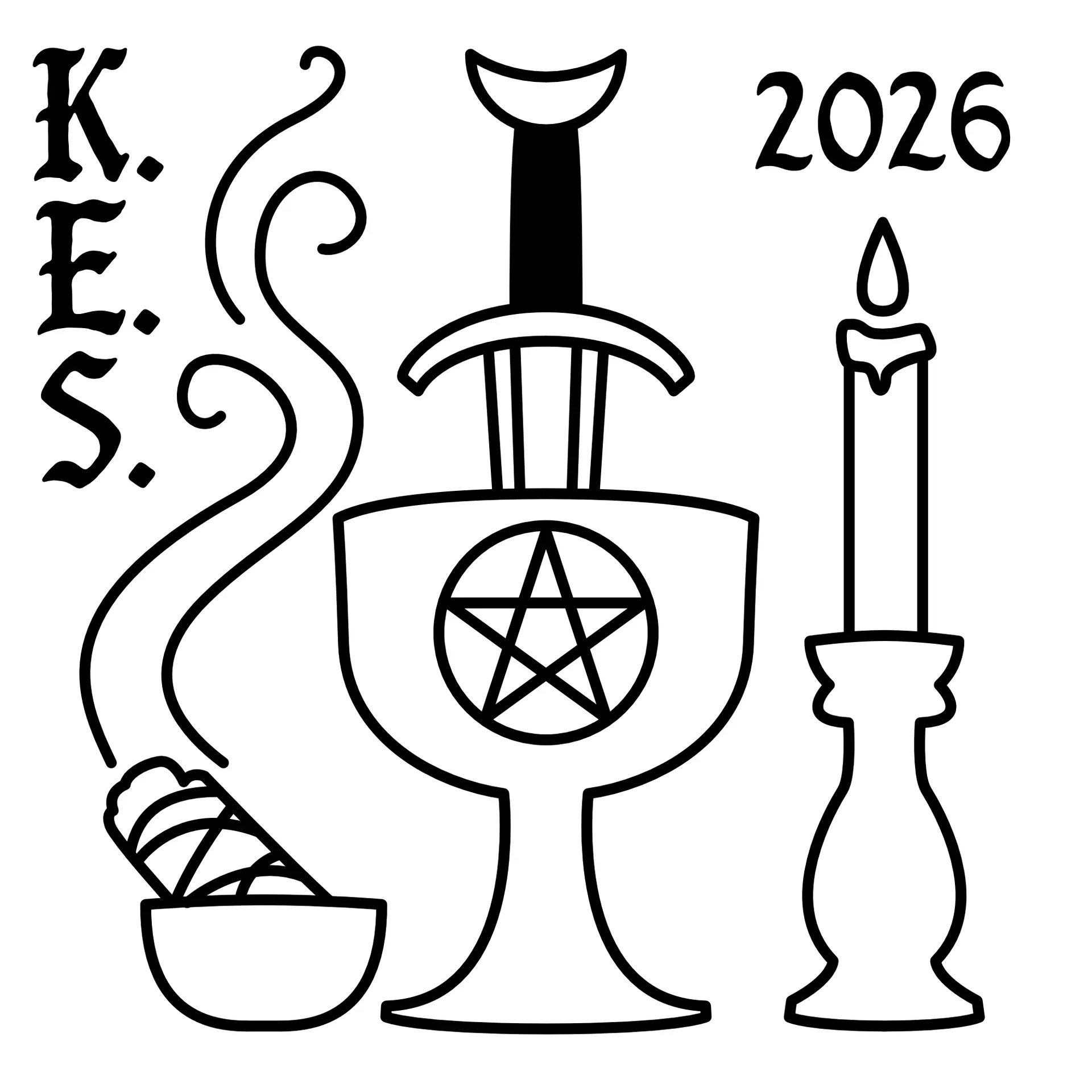 Tarot-inspireret illustration 3
